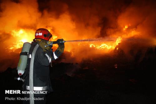 آتشسوزی نیروگاه تبریز ۳ مصدوم درپی داشت