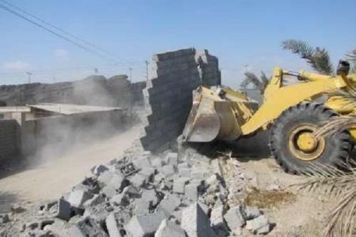 ساخت و سازهای بدون مجوز در حریم رودخانه بالارود اندیمشک تخریب شد