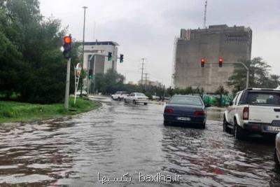 احتمال آبگرفتگی معابر در گیلان و مازندران