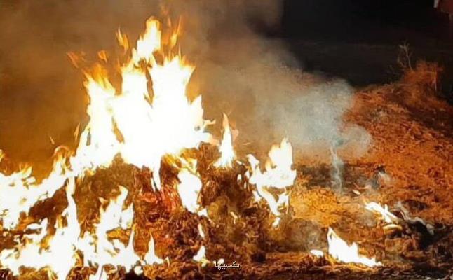 برخورد محیط زیست شهریار با ضایعات سوزی