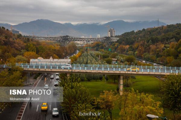 بارش باران در تهران از فردا