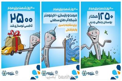 نمایش عملکرد شهرداری در بیلبوردهای تبلیغاتی