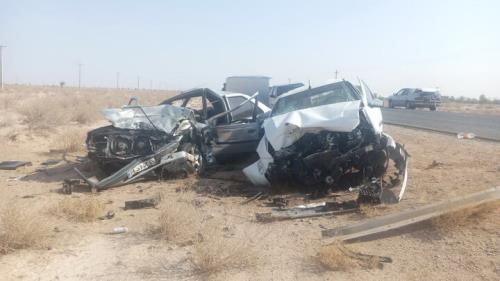 تصادف در راه دلگان به ایرانشهر ۲ کشته و پنج مجروح بر جا گذاشت