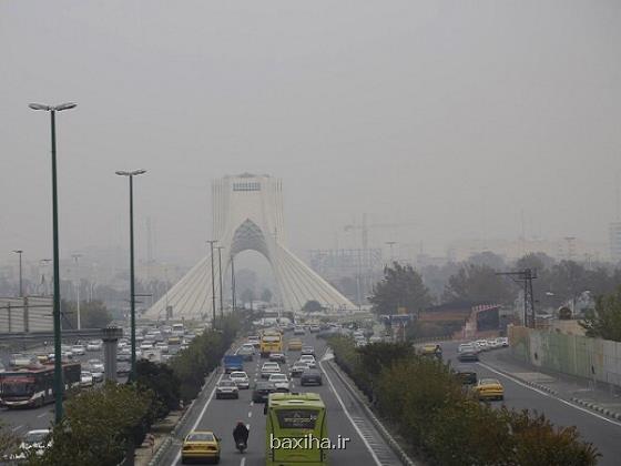 هوای تهران در وضعیت ناسالم