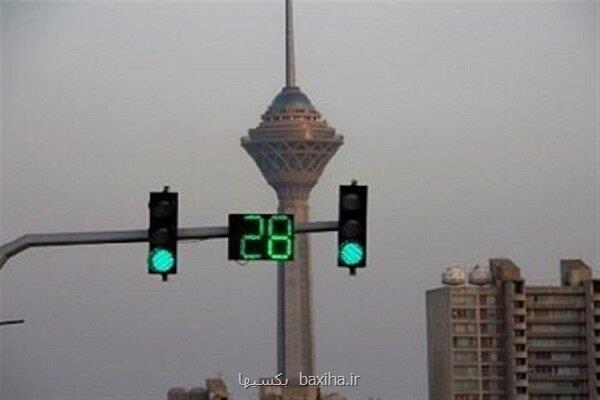 چراغ راهنمائی تقاطع های پرتردد تهران به سیستم برق اضطراری تجهیز شد