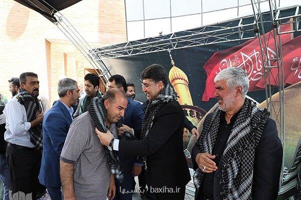 بدرقه کاروان خادمین اربعین حسینی در دارالمومنین تهران