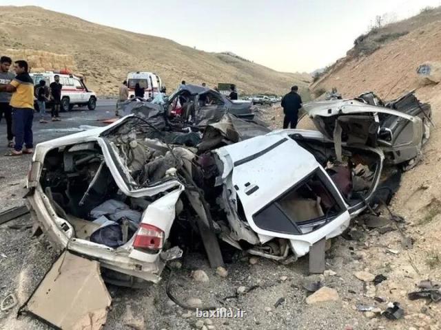 افزایش فوت شدگان تصادفات در پنج استان مرزی اربعین