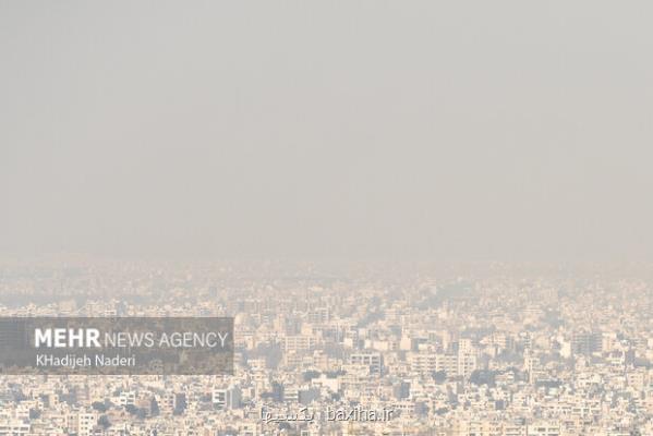 بیست و یکمین روز هوای آلوده اصفهان وضعیت خمینی شهر قرمز شد