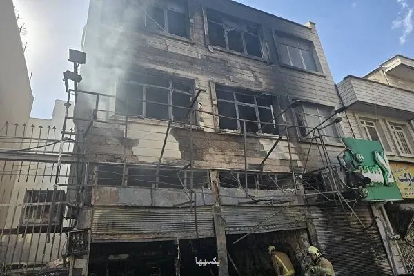 حریق مرگبار یک مغازه مکانیکی در خیابان مجیدیه تهران