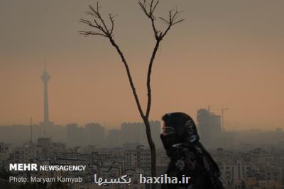 هوای پایتخت برای گروه های حساس ناسالم شد